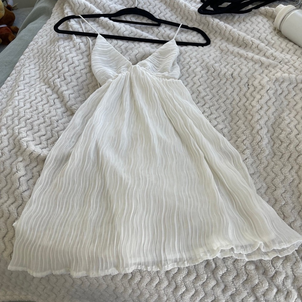White strappy dress